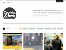 Tablet Screenshot of cookiesandjava.com